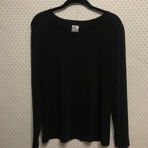 32 degree Heat black long sleeve active wear XL